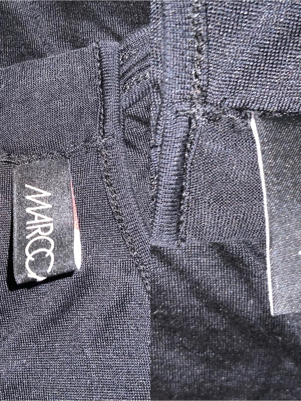 Vintage Marc Cain Silk Tank Top Black Racerback Embellished Art Appliqué Size N - Picture 9 of 9